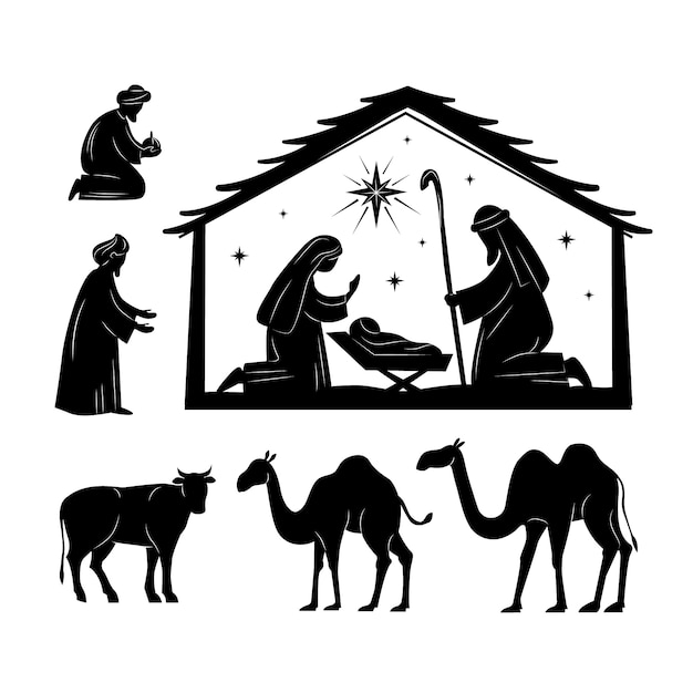 free nativity clipart