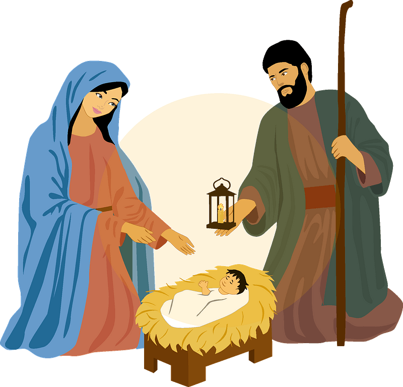 free nativity scene clipart