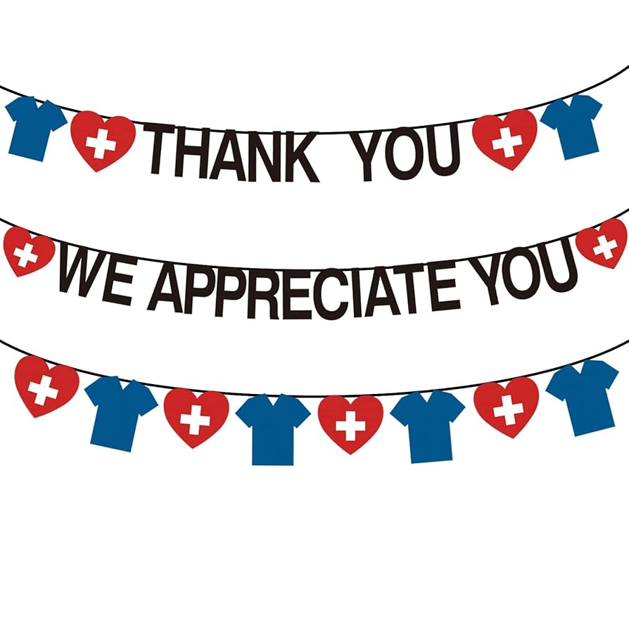 Krankenschwesterwoche, Partydekorationen, Dankeschön, Krankenschwestern,  Wir schätzen Ihnen, Banner, Krankenschwestertag, Rn Medizinische Happy  Nurses ...