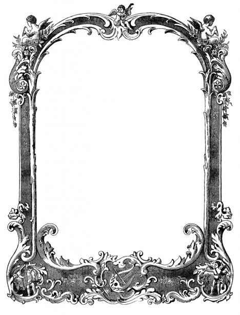 Free Vintage Borders Sourced from Old Sheet Music