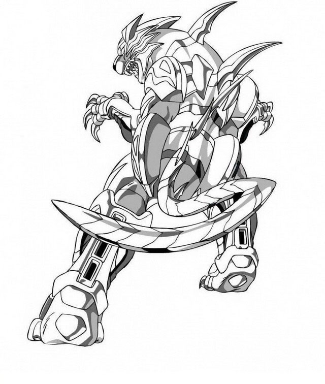 free printable bakugan coloring pages