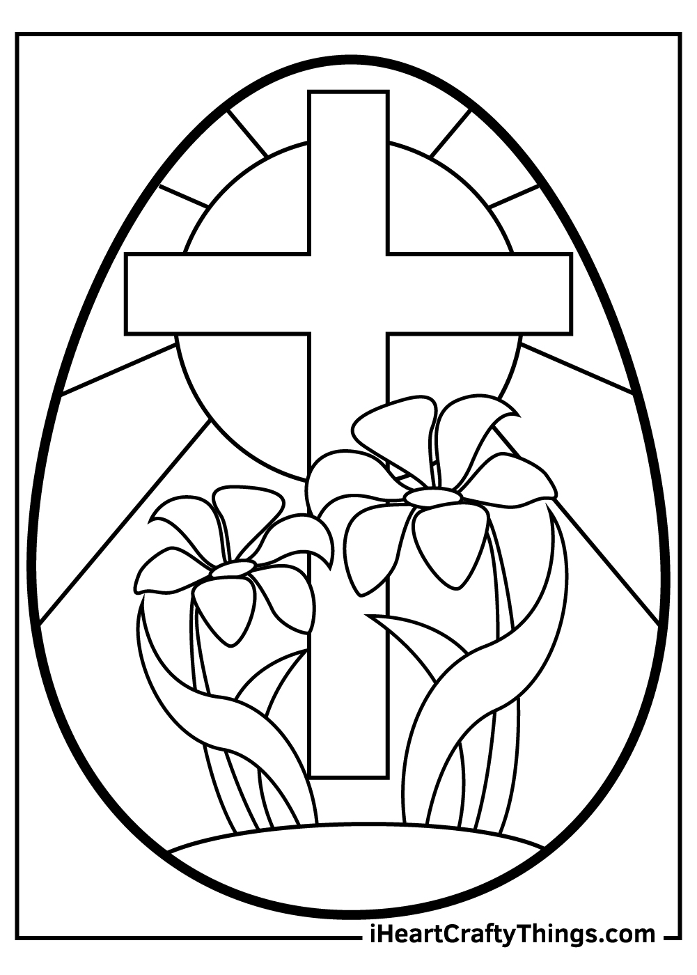 free printable easter coloring pages religious