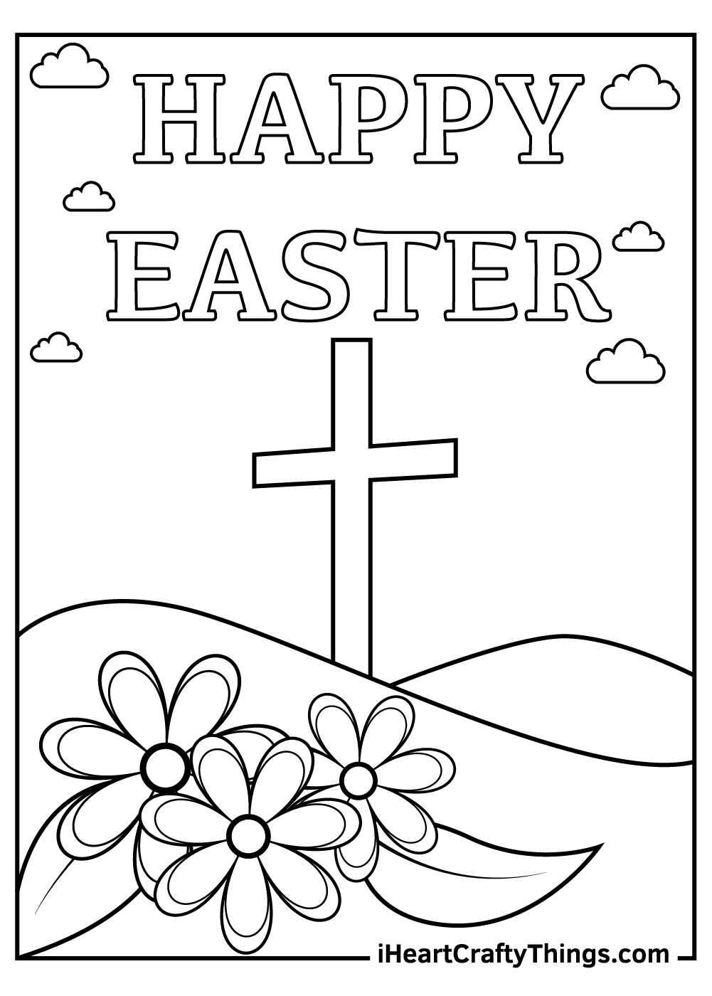 free printable easter coloring pages religious