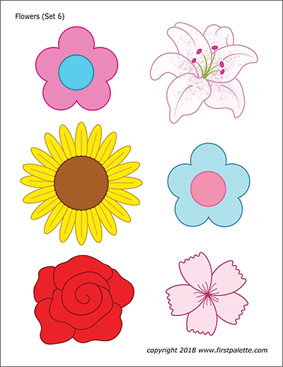 free printable flower pictures