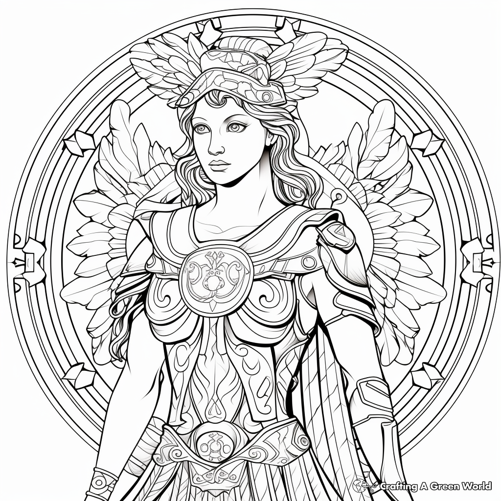 Free Printable Greek Goddess Coloring Pages: Explore Ancient Mythology ...