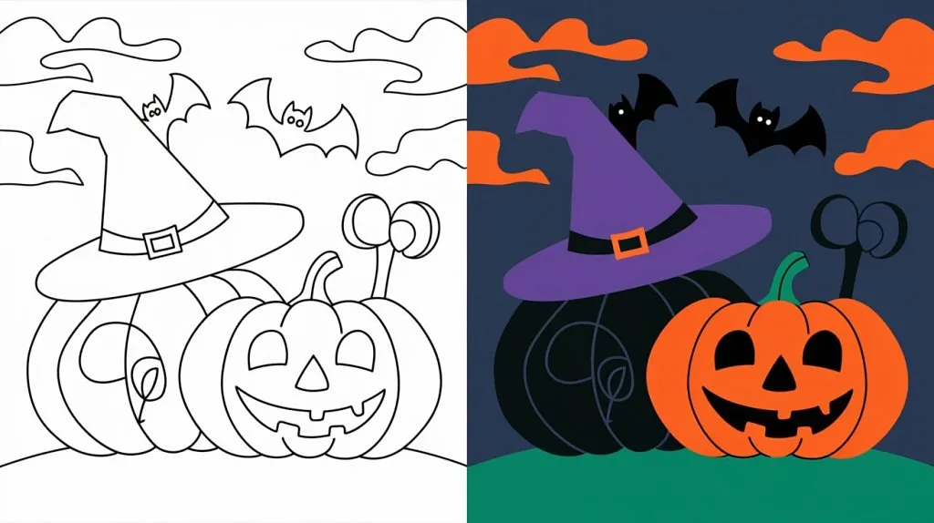 free printable halloween coloring pages for preschoolers