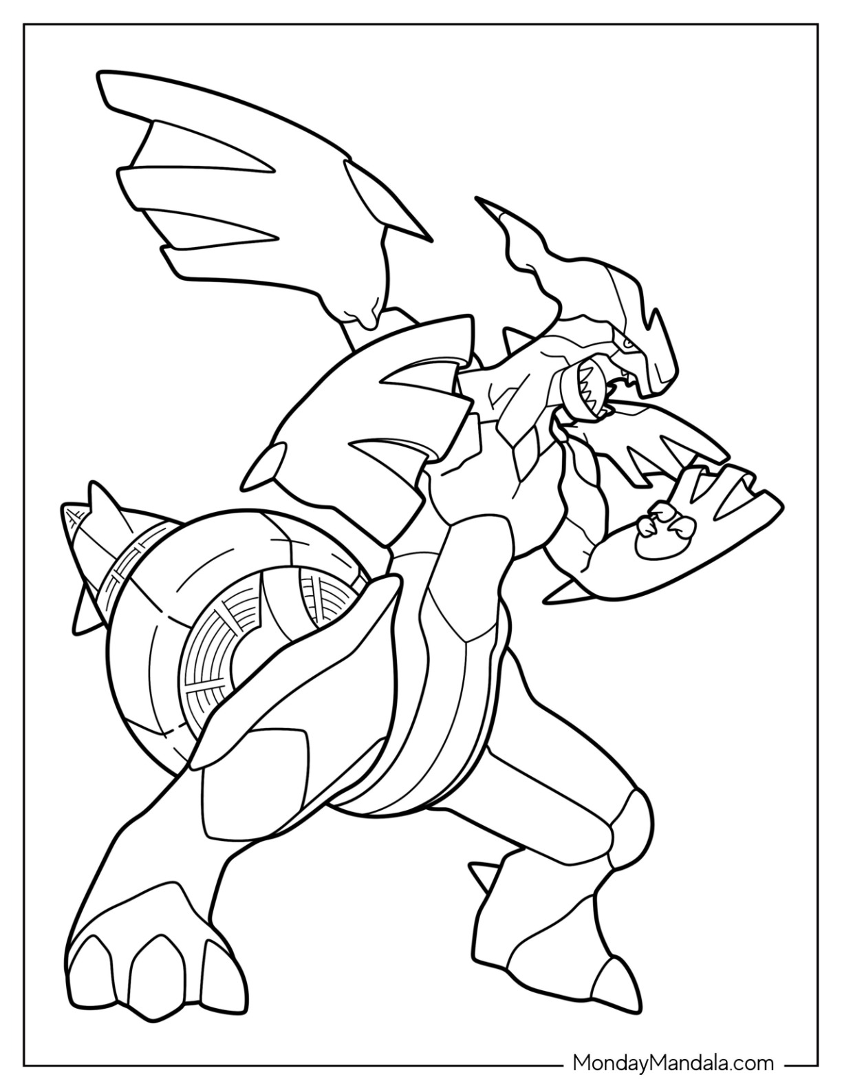 Free Printable Legendary Pokemon - Free Printable Legendary Pokemon Coloring Pages 0