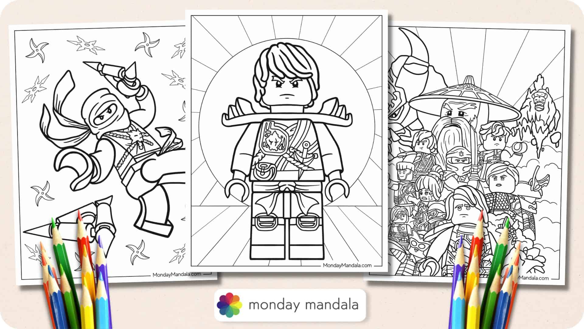 20 Lego Ninjago Coloring Pages (Free PDF Printables)