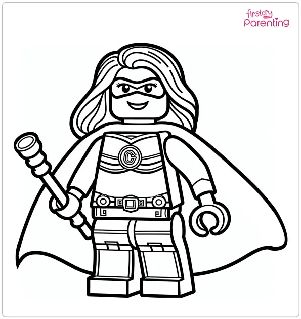 free printable lego superhero coloring pages