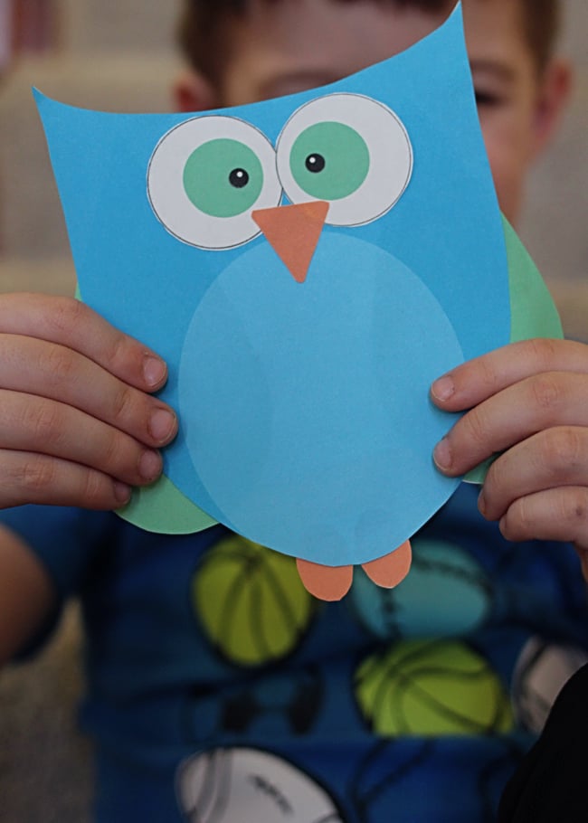 free printable owl template