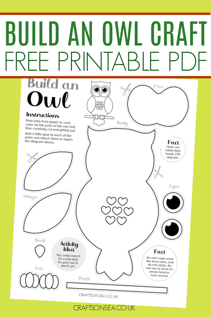 free printable owl template