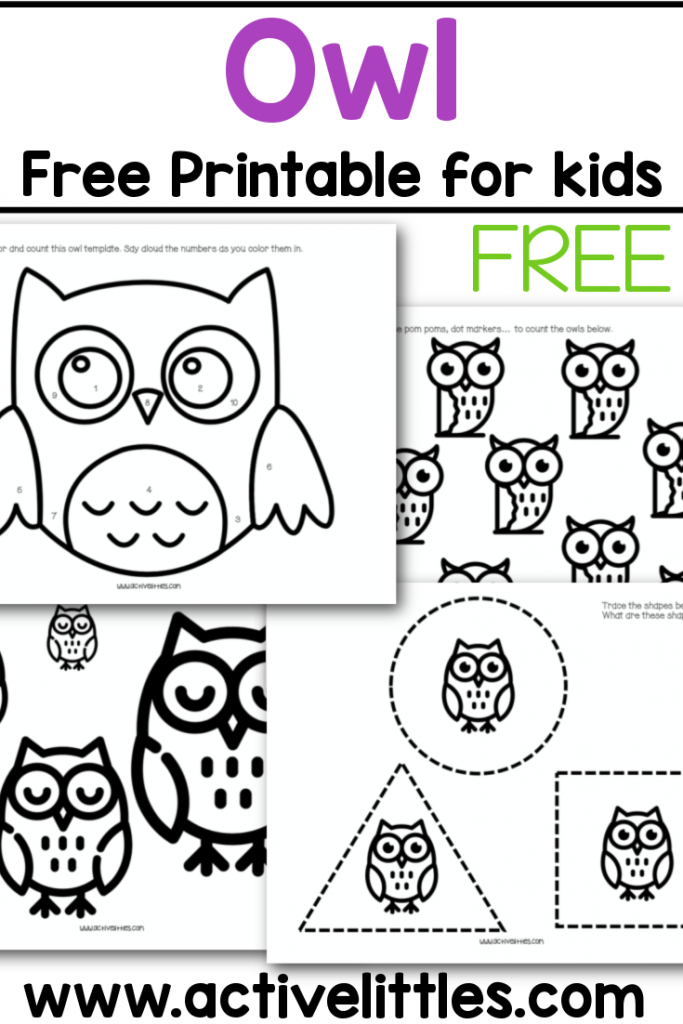 free printable owl templates