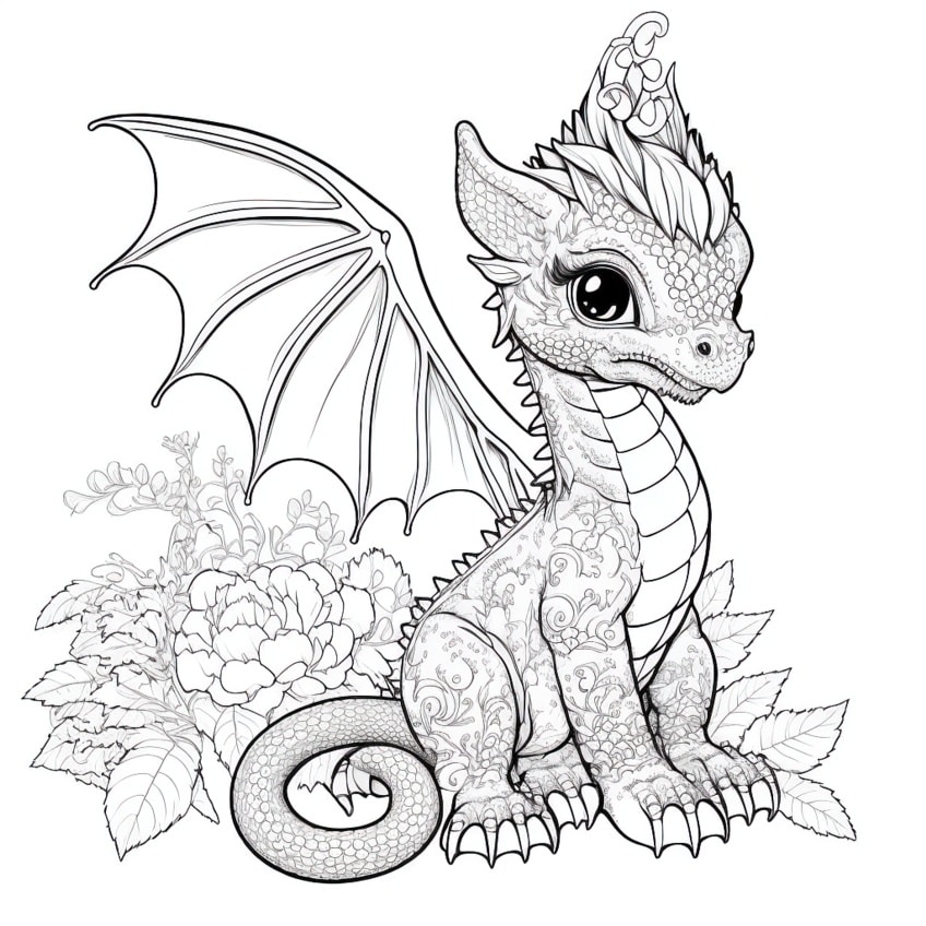 free printable pictures of dragons