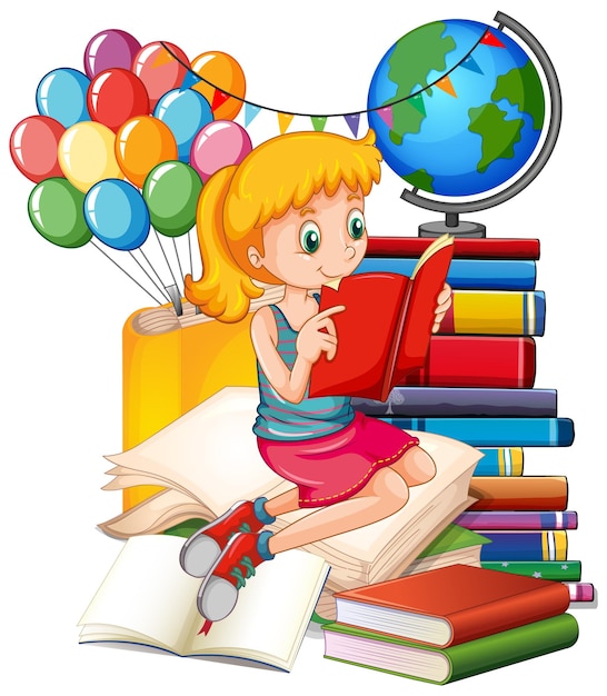 free reading clipart