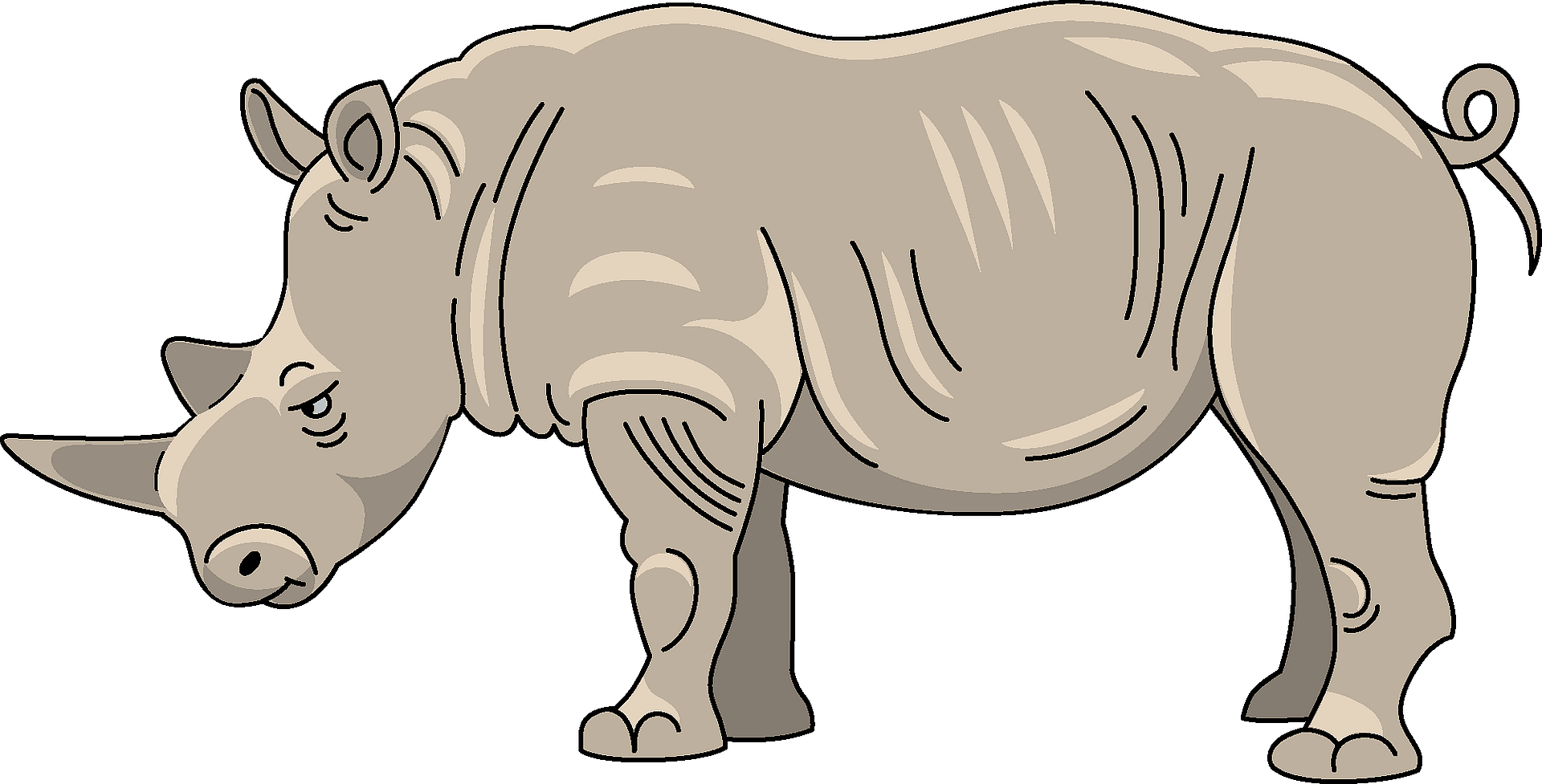 free rhino cliparts
