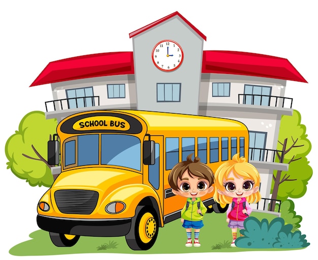 School Bus Clipart Vectors &amp; Illustrations for Free Download | clipart library