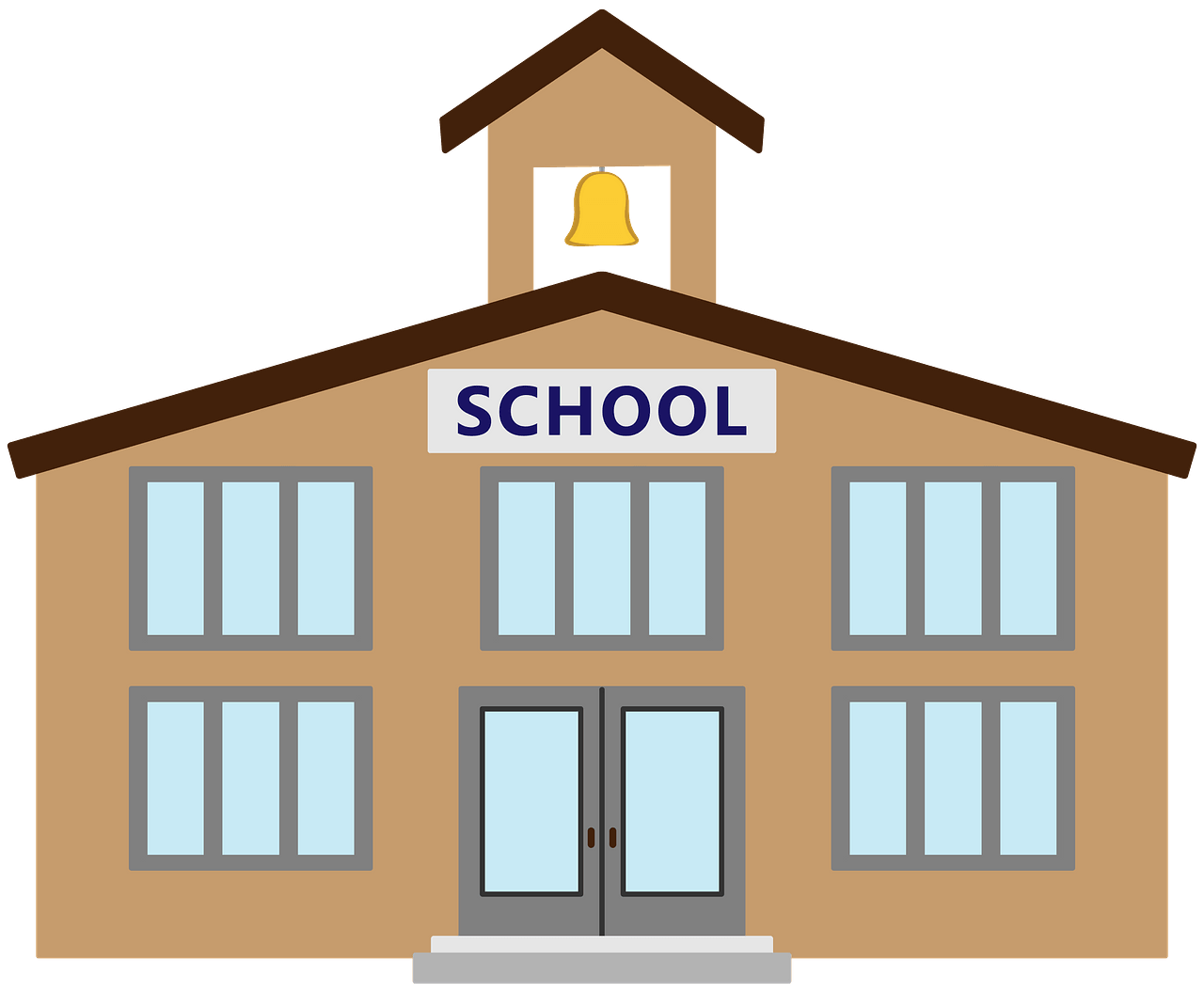 free school house clipart