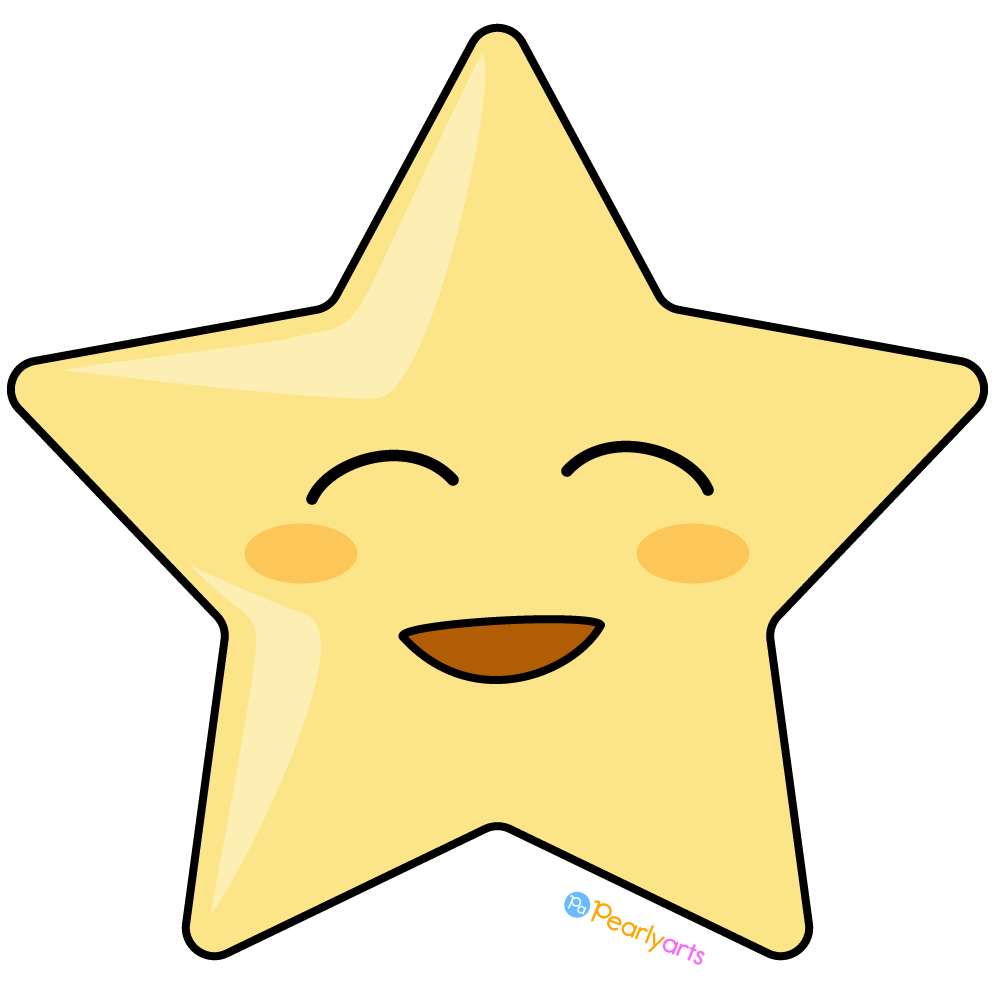 FREE Cute Star Clipart | FREE Download | Pearly Arts