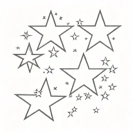 Stars Tribal Tattoos PNG Transparent Background, Free Download ...