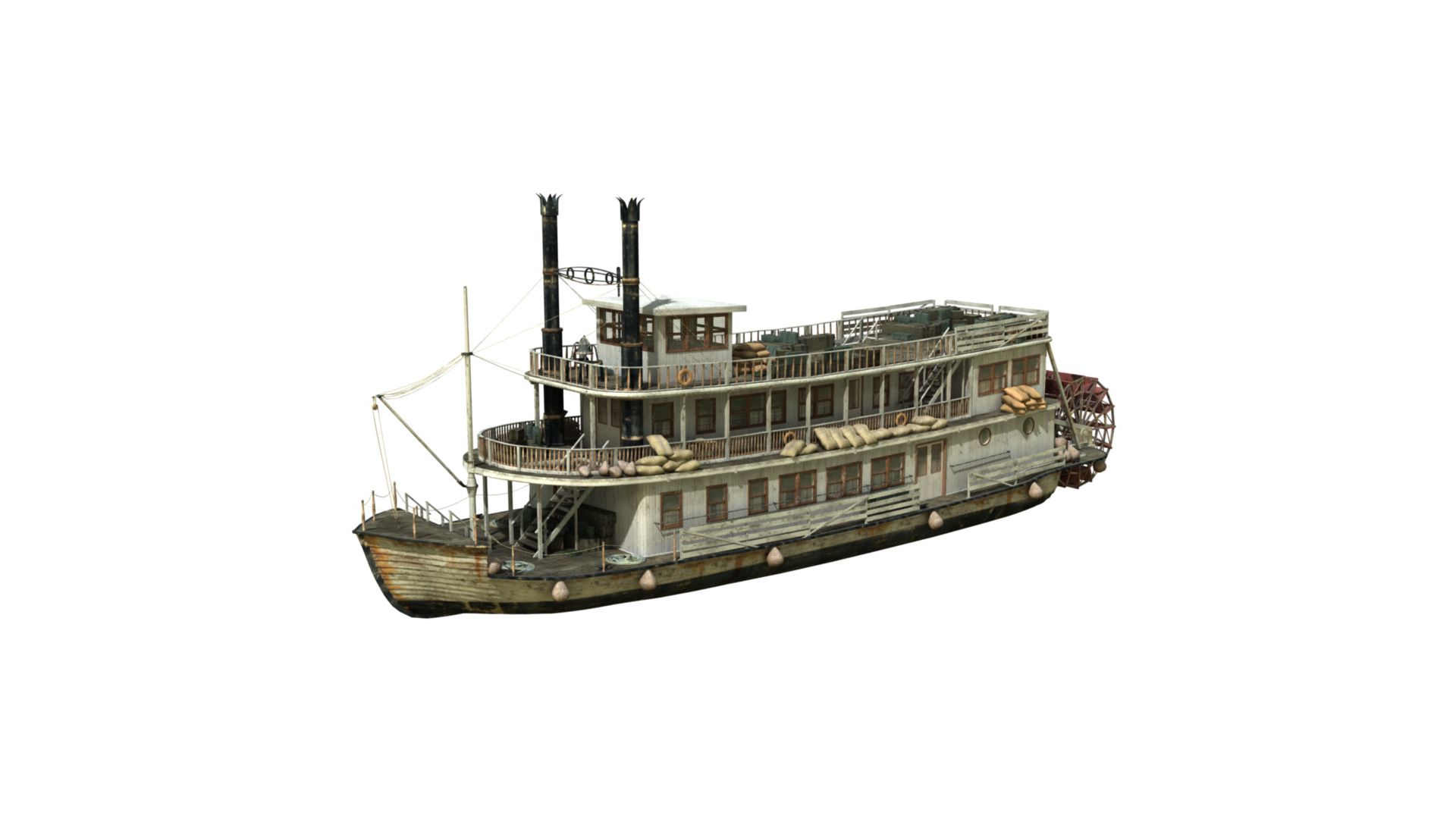 Steamboat 3D Models download - Free3D
