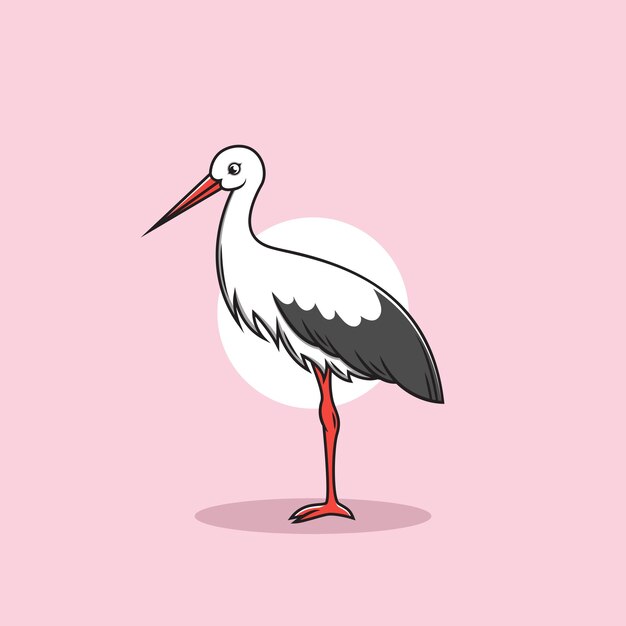 free stork clipart