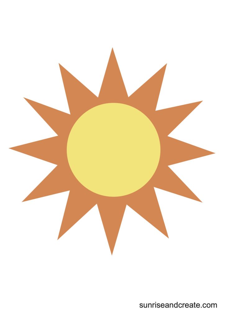 Free Printable Sun Templates