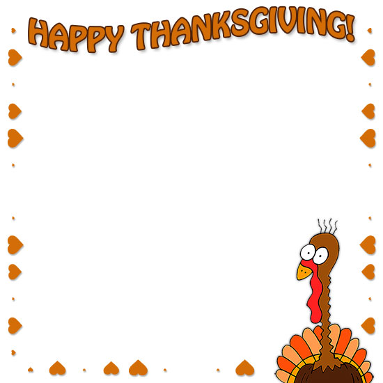 Free Thanksgiving Borders - Happy Thanksgiving Border Clip Art
