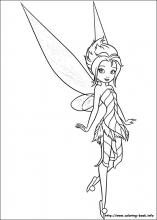 free tinkerbell coloring pages