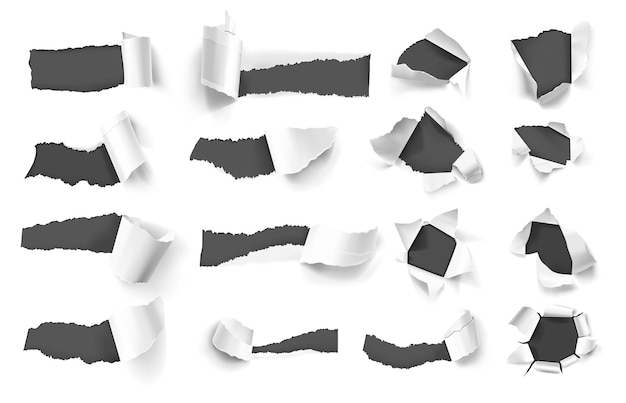 free torn cliparts