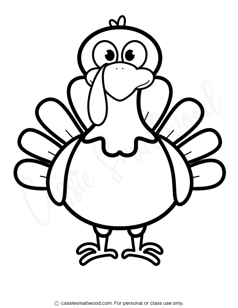 31 Cutest Turkey Templates - Cassie Smallwood