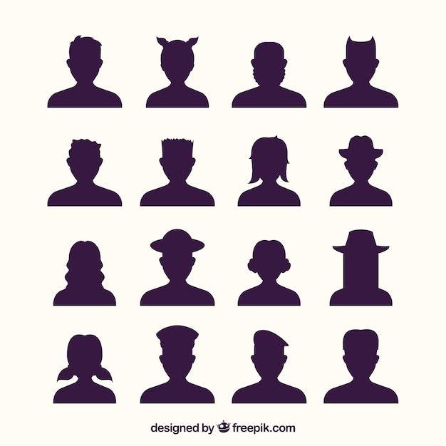 free vector silhouette