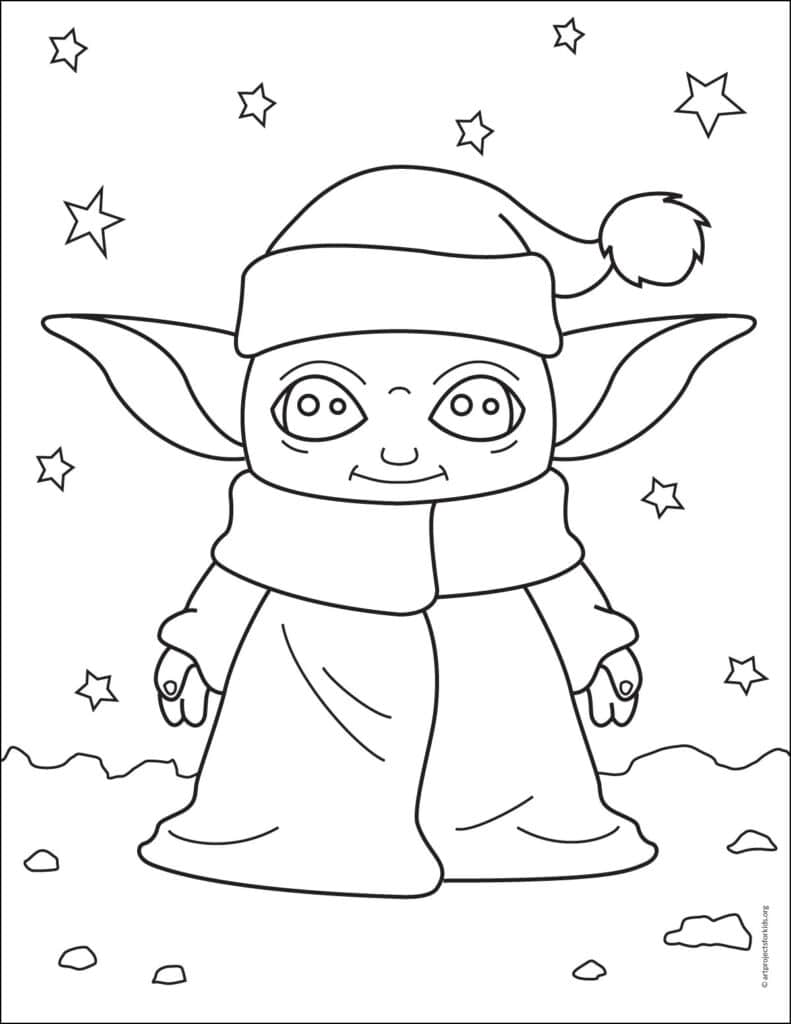 free yoda coloring pages