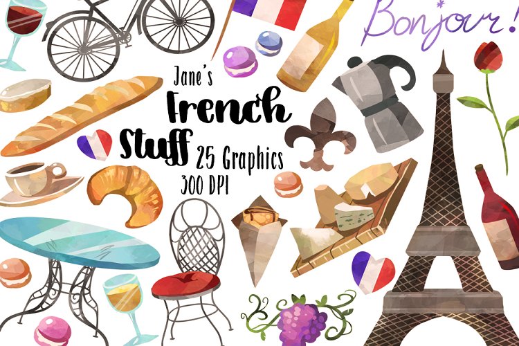 french cliparts