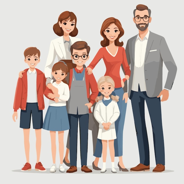 french family cliparts