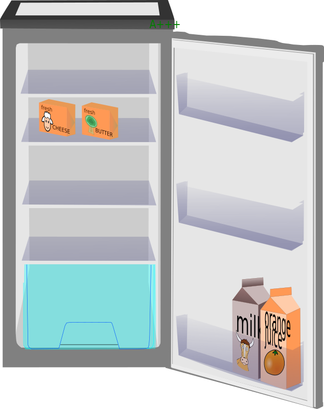 Full fridge - Openclipart