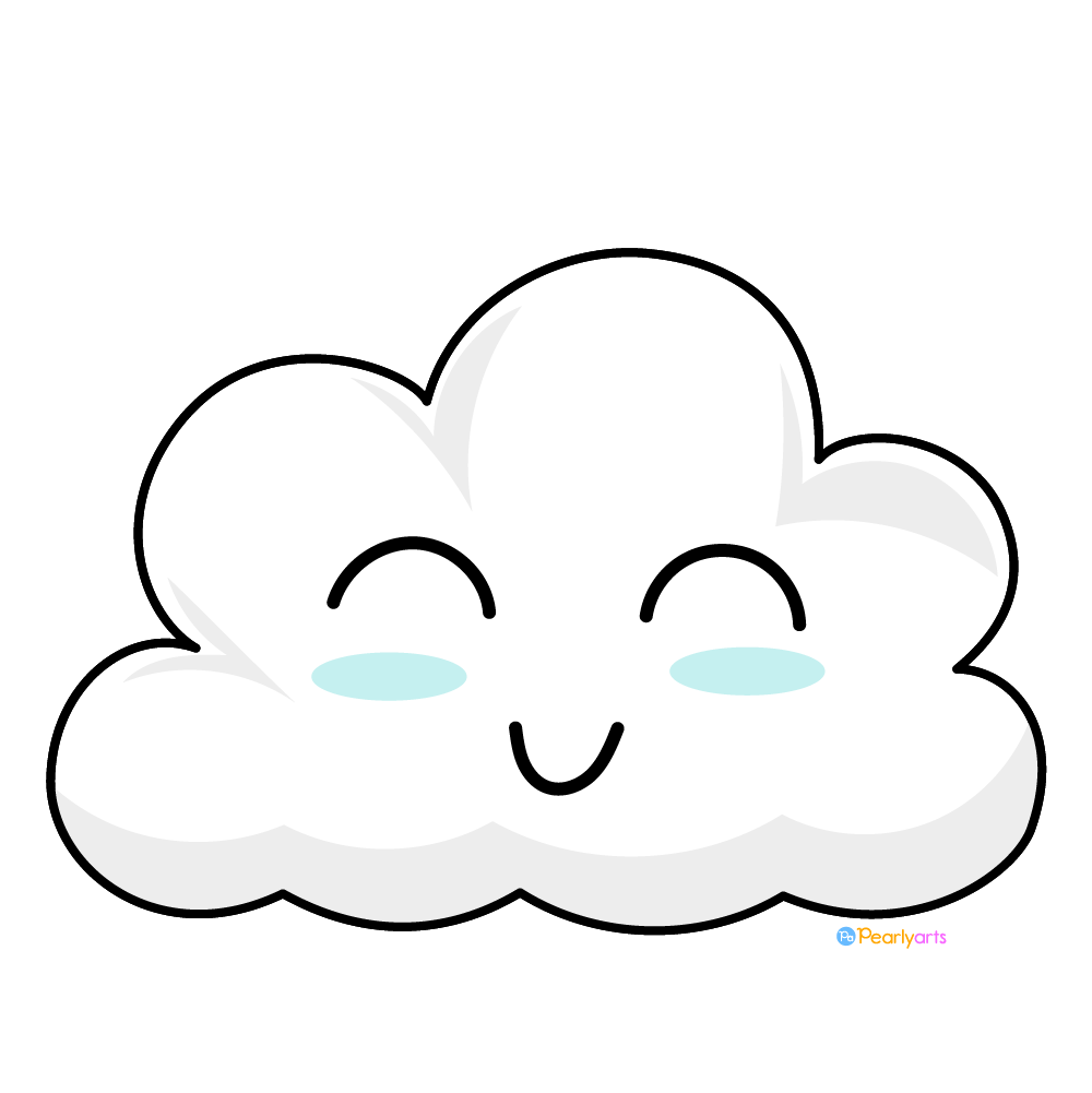 FREE Smiley Cloud Clipart (Royalty-free) | Pearly Arts