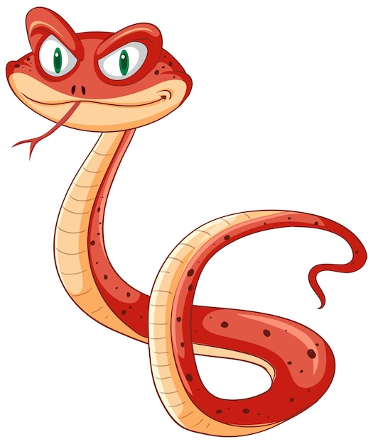 friendly snake cliparts