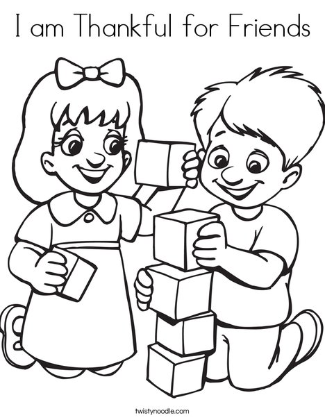 friends coloring sheets