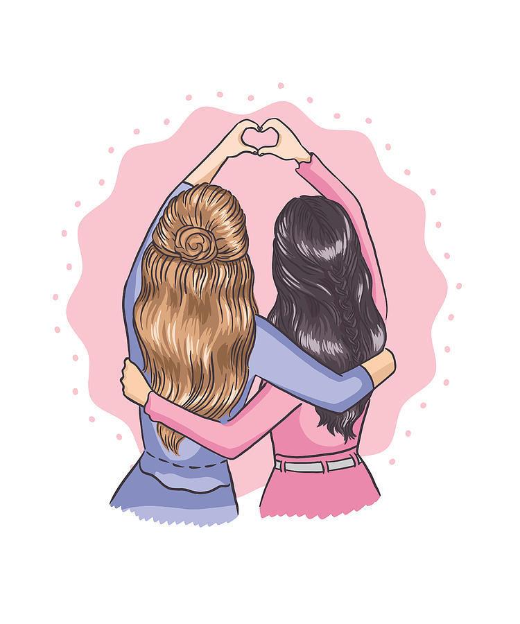 friends girls cliparts 2024
