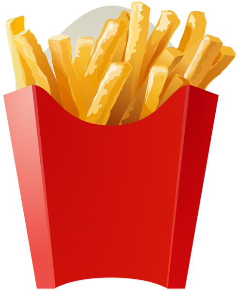 Fries PNG transparent image download, size: 493x600px