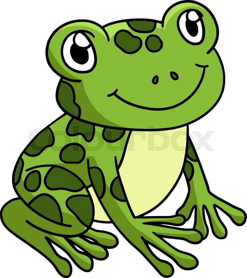 frog cartoon clipart