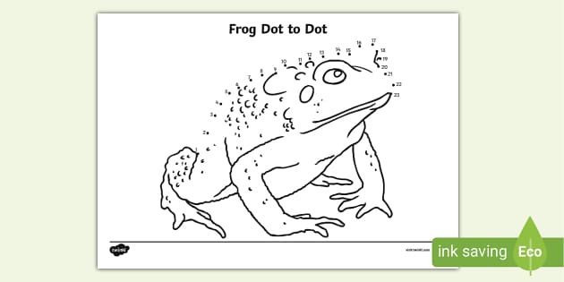 ? Frog Dot to Dot (teacher made) - Twinkl