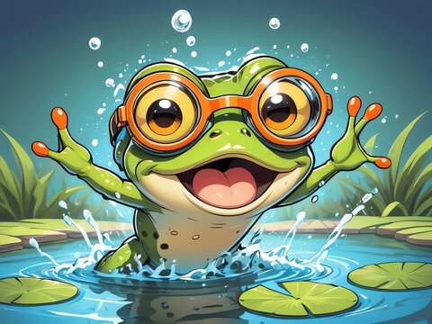 frog pictures cartoon