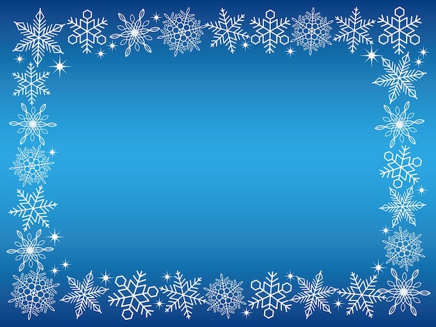 frosty cliparts border