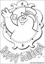 frosty the snowman pictures to color