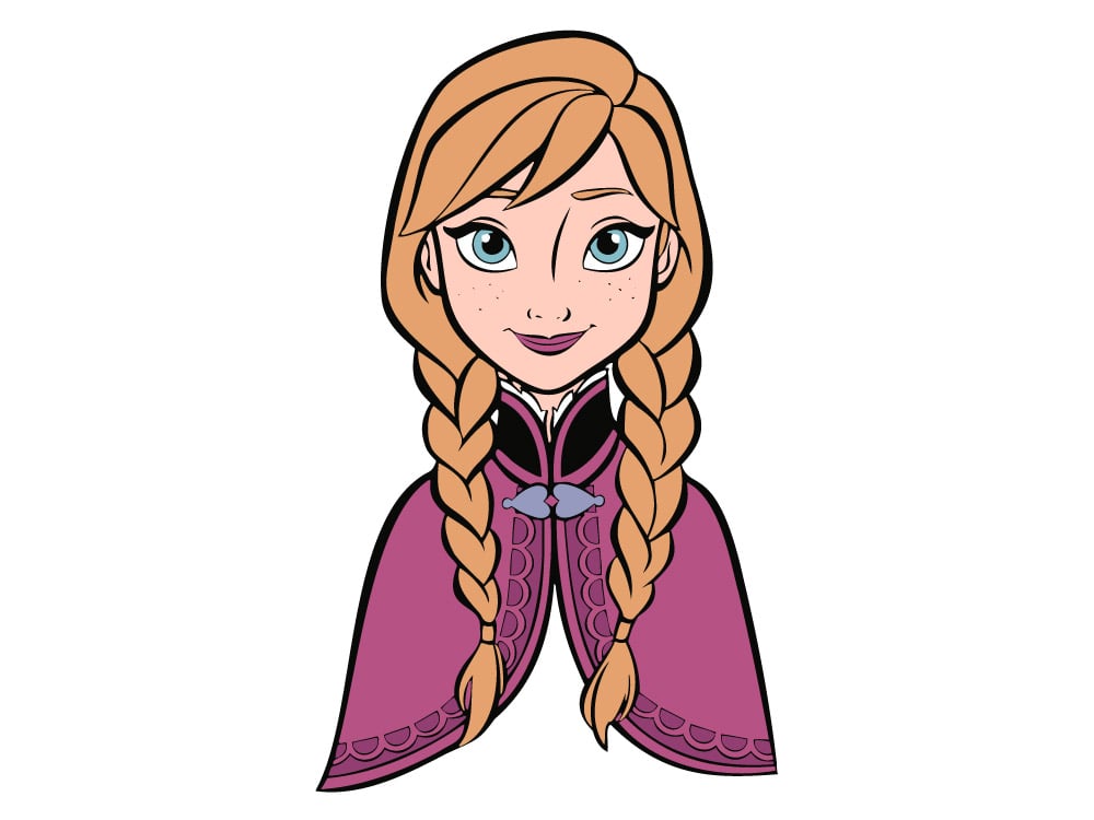 Anna Frozen FREE SVG PNG For Cricut | Free Disney Frozen SVG - Payhip