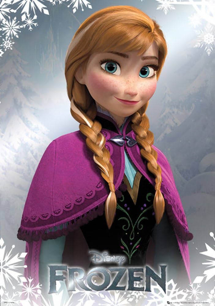Frozen - Anna Disney The Ice Queen - Totally Cool Metallic Poster Print -  47 x 67 cm Size : Amazon.de: Home &amp; Kitchen
