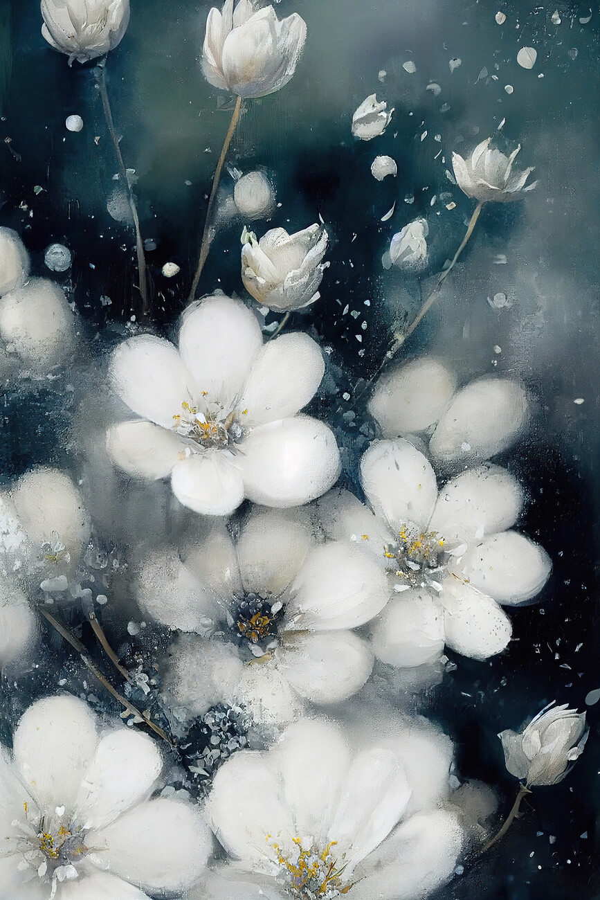 frozen flower cliparts
