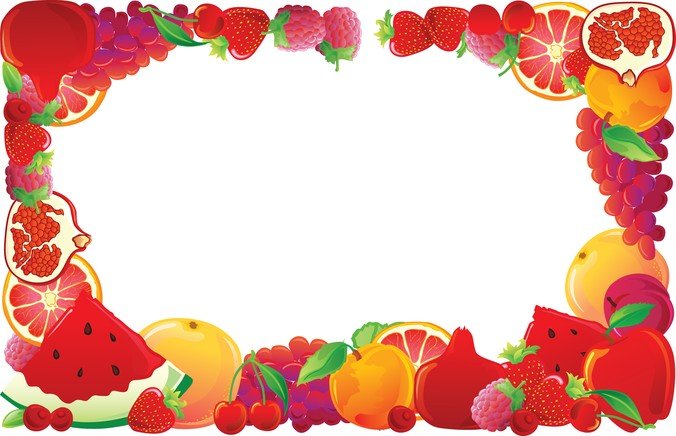 2 Fruit Border Free Vector Download | FreeImages