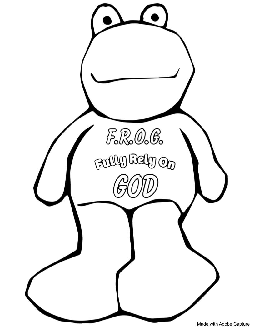 fully rely on god coloring page